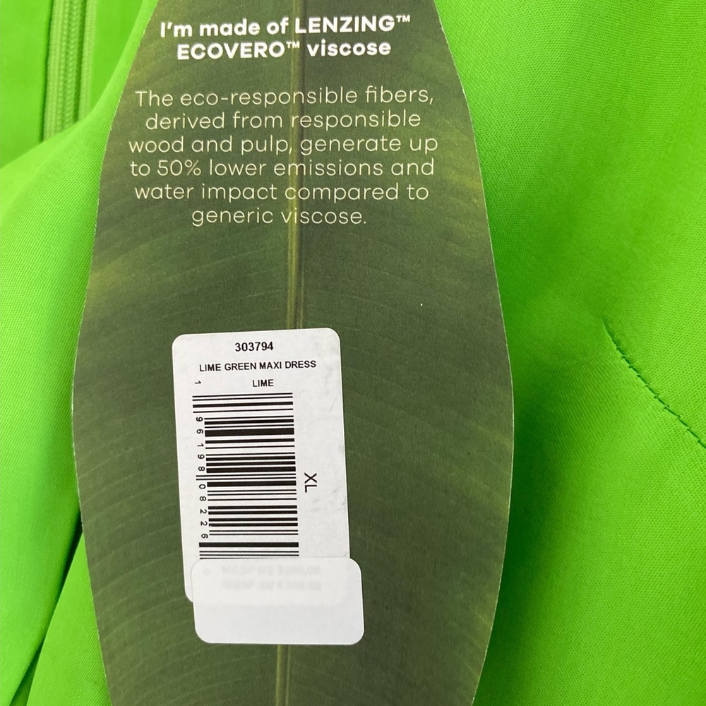 FARM Rio Lime Green Maxi Dress Dopamine - Picture 13 of 13